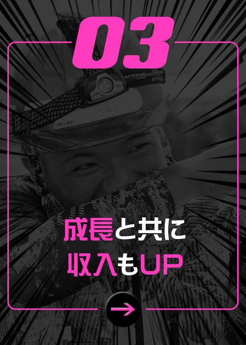 成長と共に収入もUP